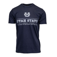 Utah State College of Natural Resources Navy Short-Sleeve T-Shirt